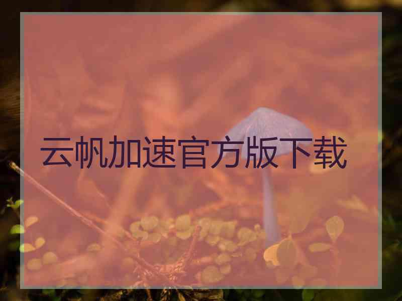 云帆加速官方版下载