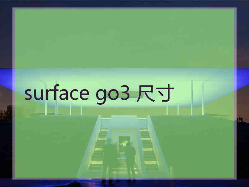 surface go3 尺寸