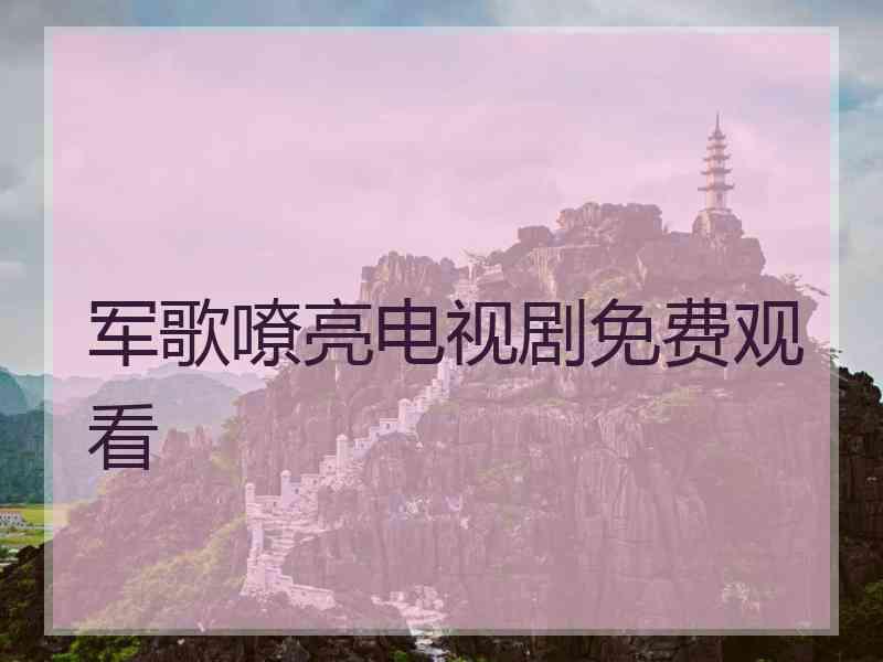 军歌嘹亮电视剧免费观看