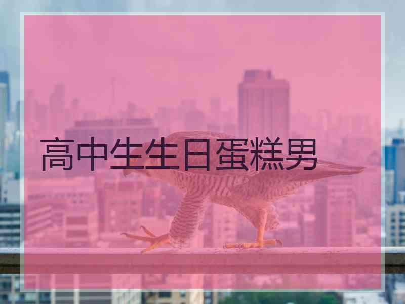 高中生生日蛋糕男