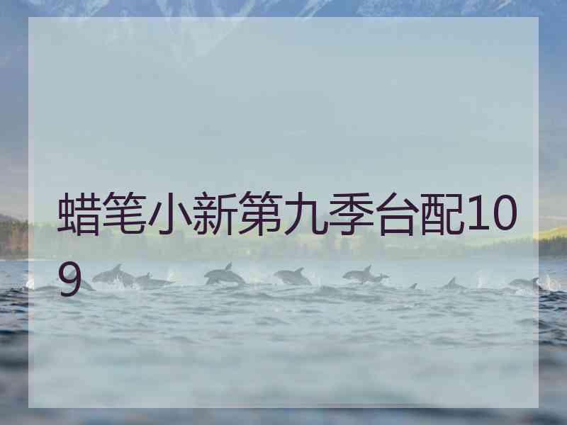 蜡笔小新第九季台配109