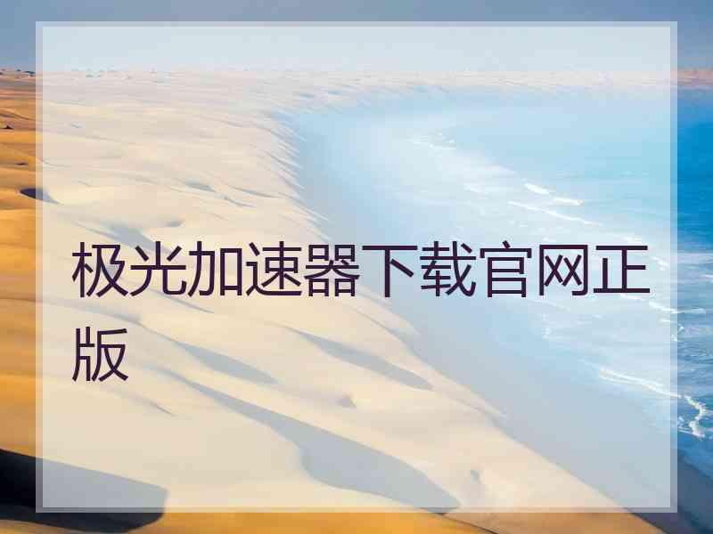 极光加速器下载官网正版