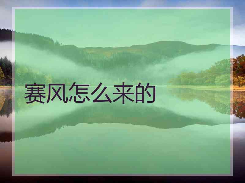 赛风怎么来的