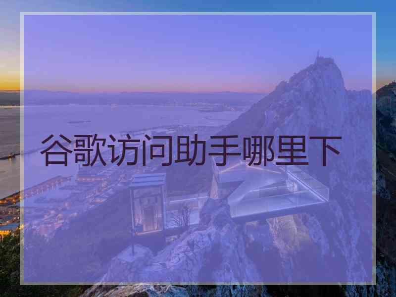 谷歌访问助手哪里下
