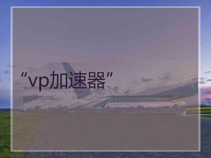 “vp加速器”