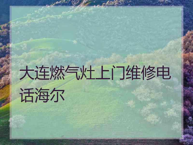大连燃气灶上门维修电话海尔