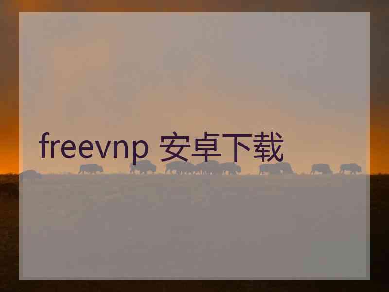 freevnp 安卓下载