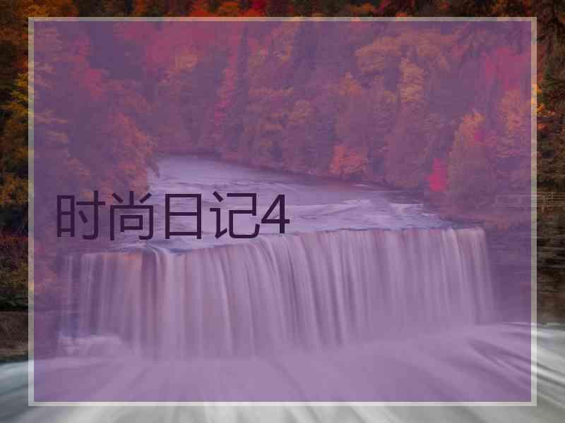时尚日记4