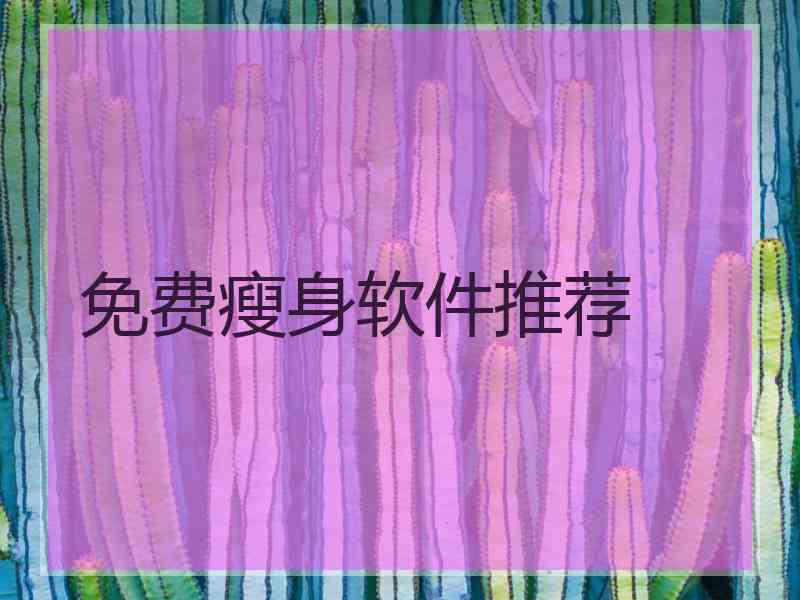免费瘦身软件推荐