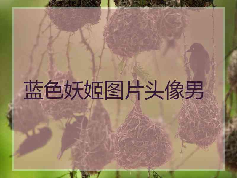蓝色妖姬图片头像男