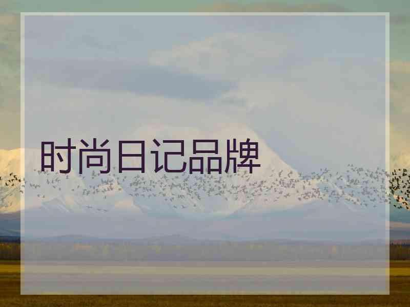 时尚日记品牌