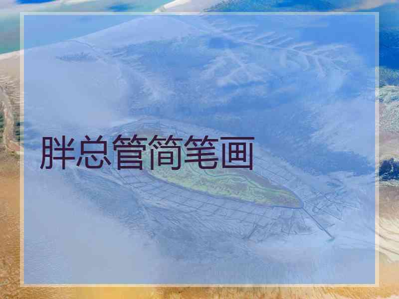 胖总管简笔画