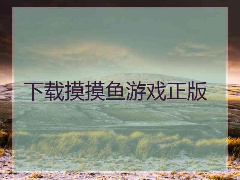 下载摸摸鱼游戏正版