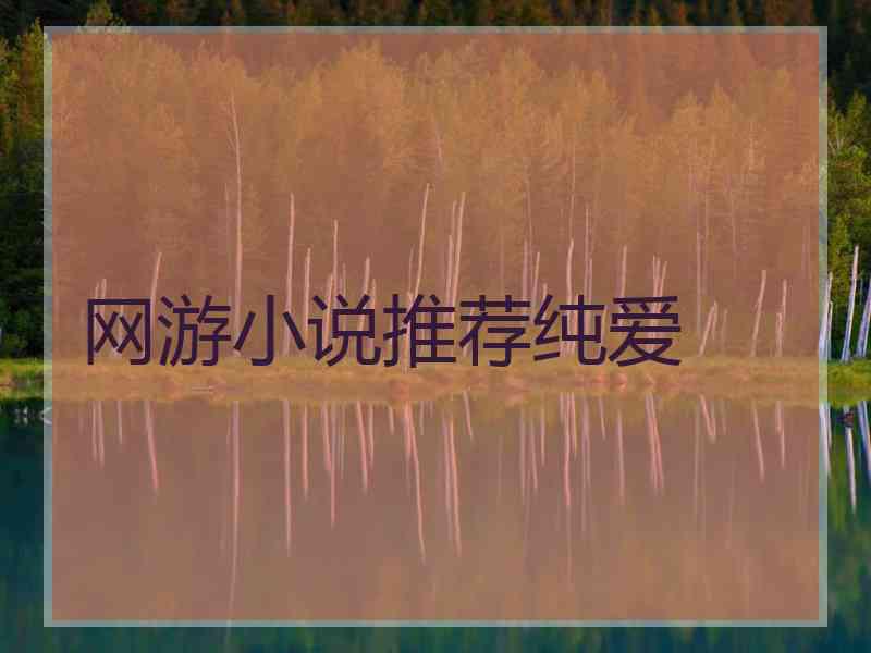 网游小说推荐纯爱