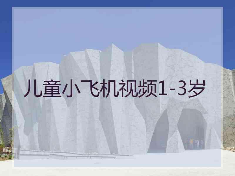 儿童小飞机视频1-3岁