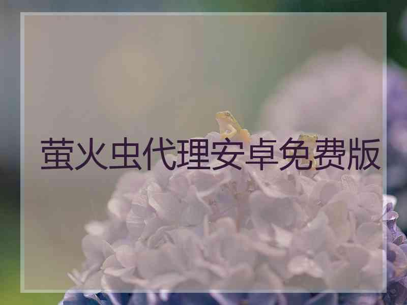 萤火虫代理安卓免费版