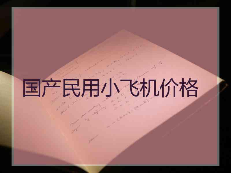 国产民用小飞机价格