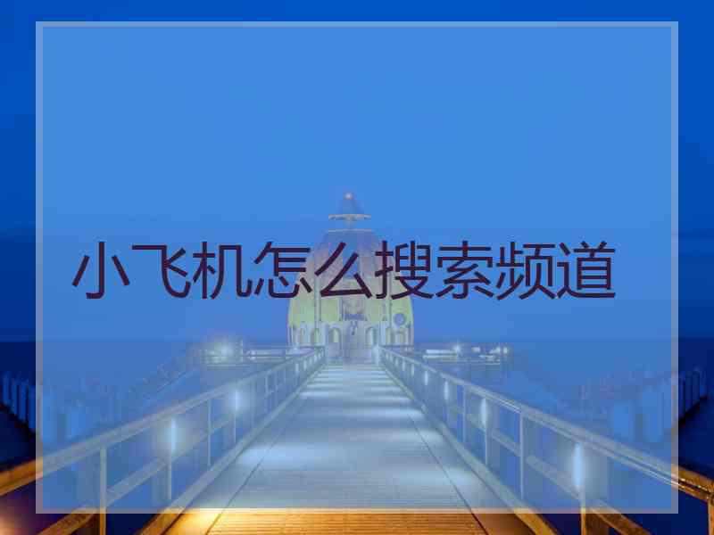 小飞机怎么搜索频道