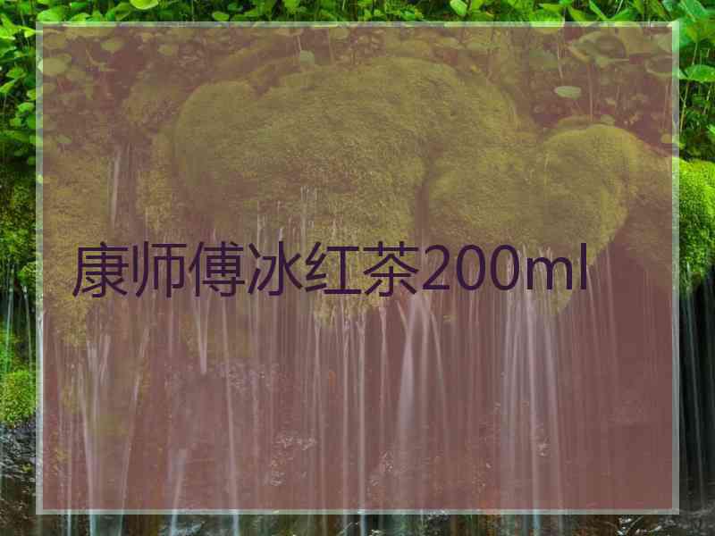康师傅冰红茶200ml
