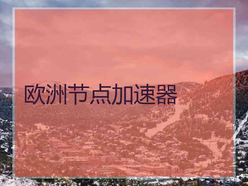 欧洲节点加速器