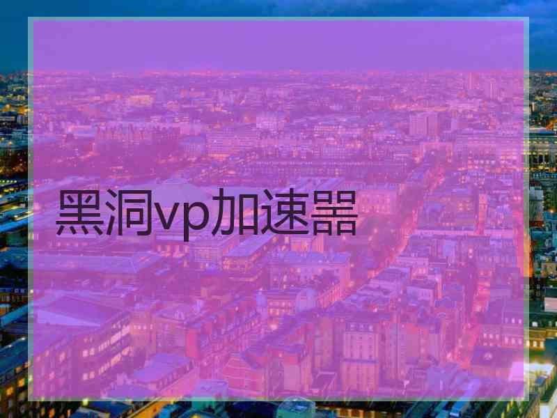 黑洞vp加速噐