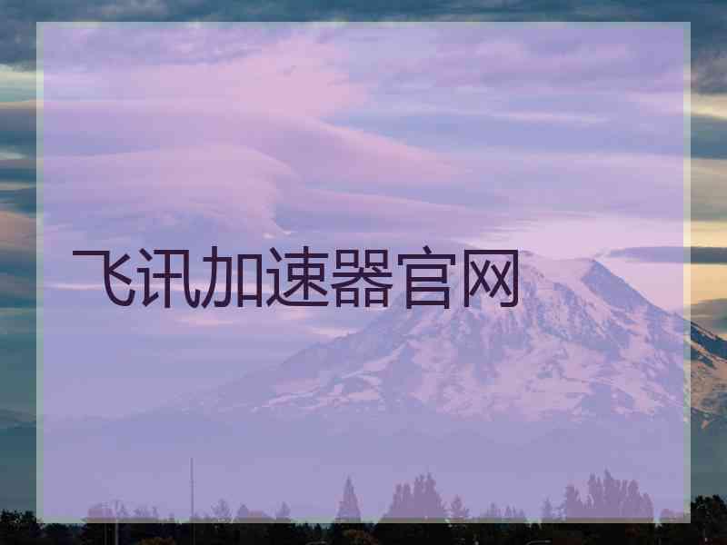 飞讯加速器官网