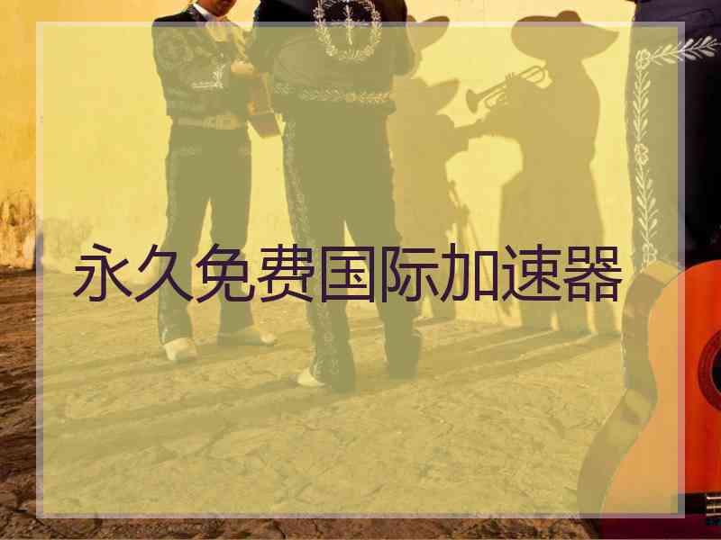 永久免费国际加速器