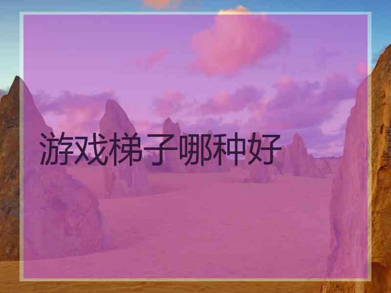 游戏梯子哪种好