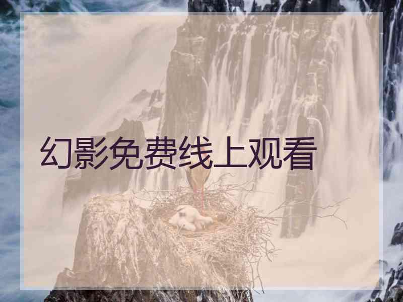 幻影免费线上观看