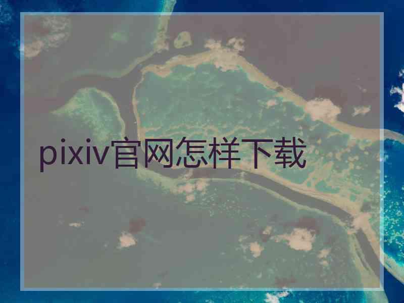 pixiv官网怎样下载