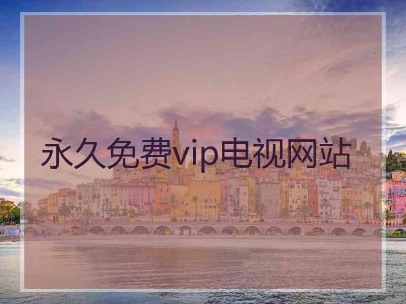 永久免费vip电视网站