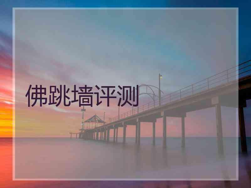 佛跳墙评测