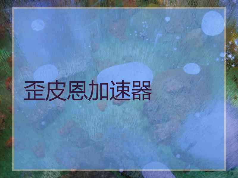 歪皮恩加速器