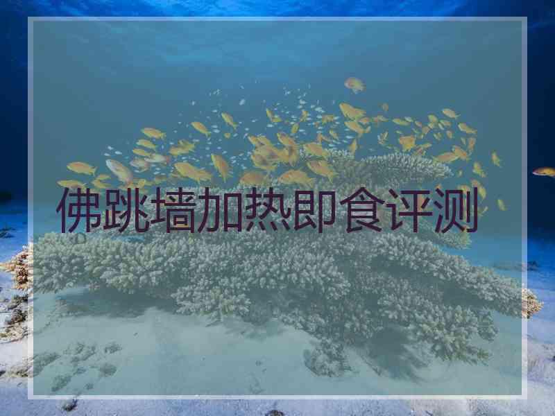 佛跳墙加热即食评测