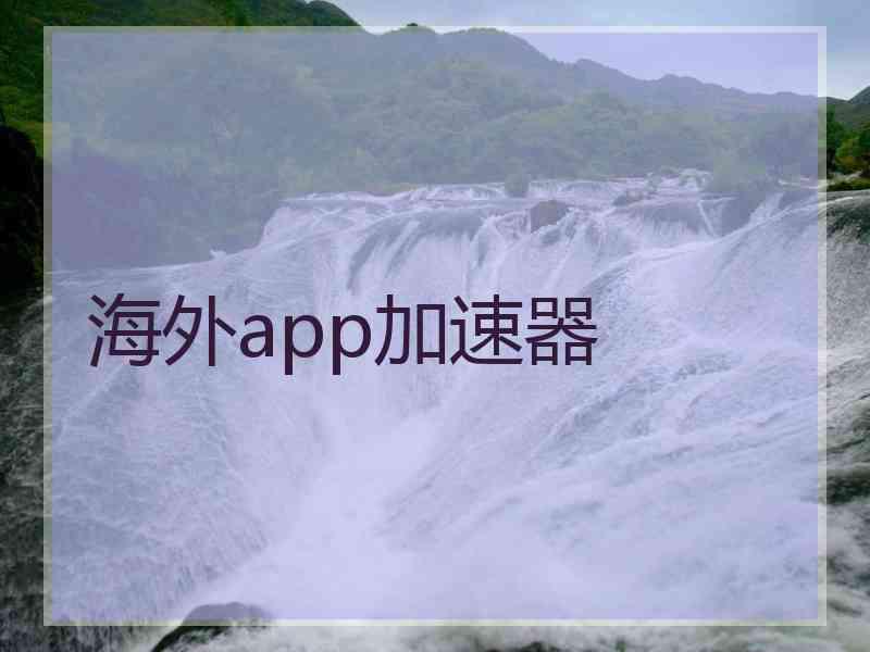海外app加速器