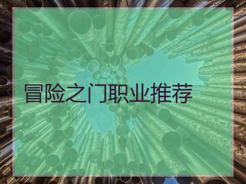 冒险之门职业推荐