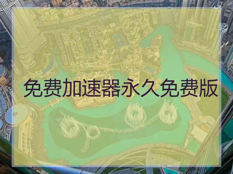 免费加速器永久免费版
