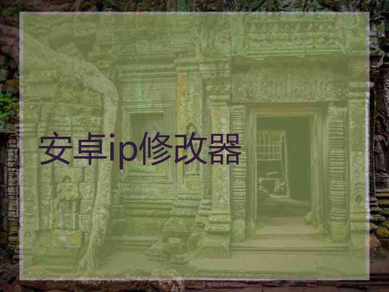 安卓ip修改器