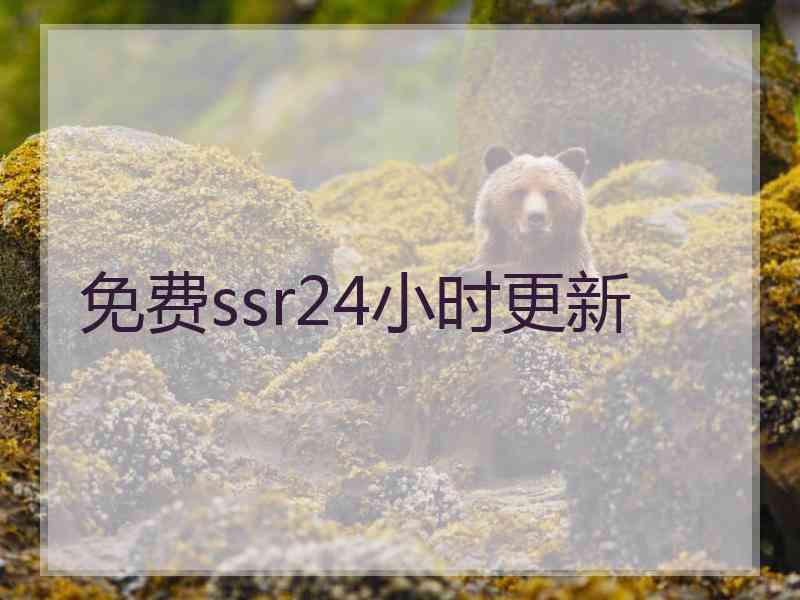 免费ssr24小时更新