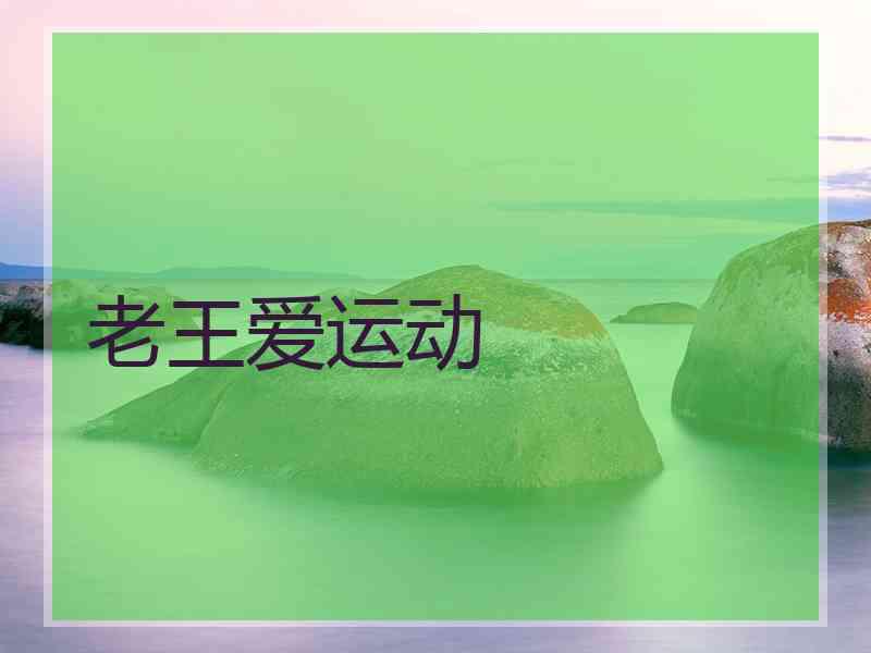 老王爱运动