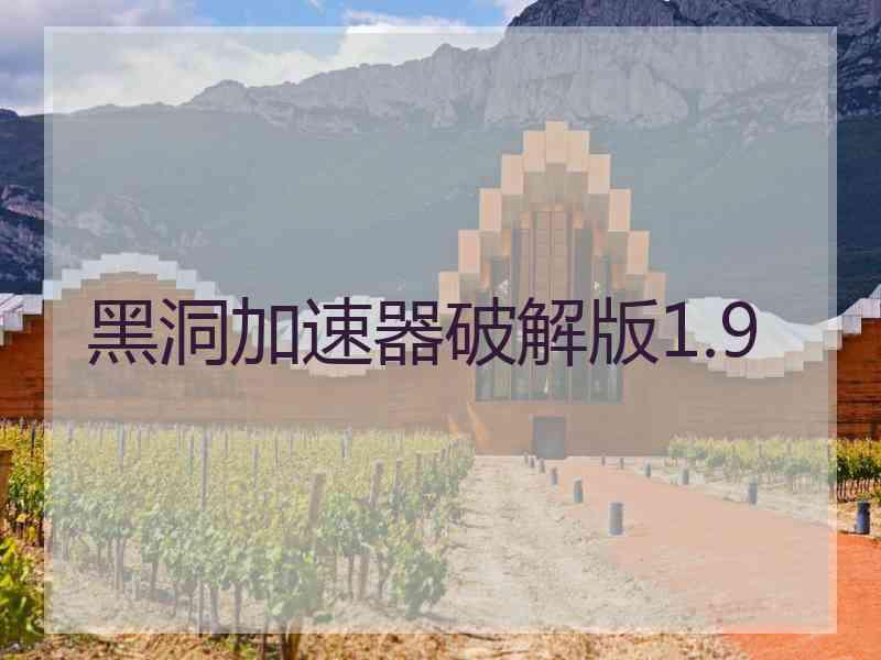 黑洞加速器破解版1.9