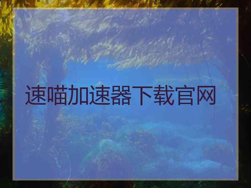 速喵加速器下载官网