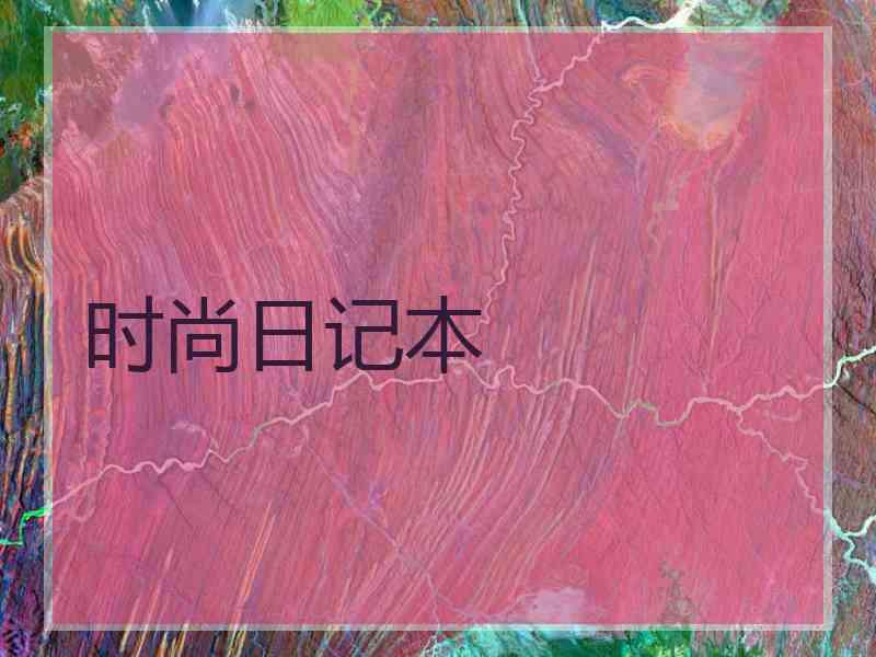 时尚日记本