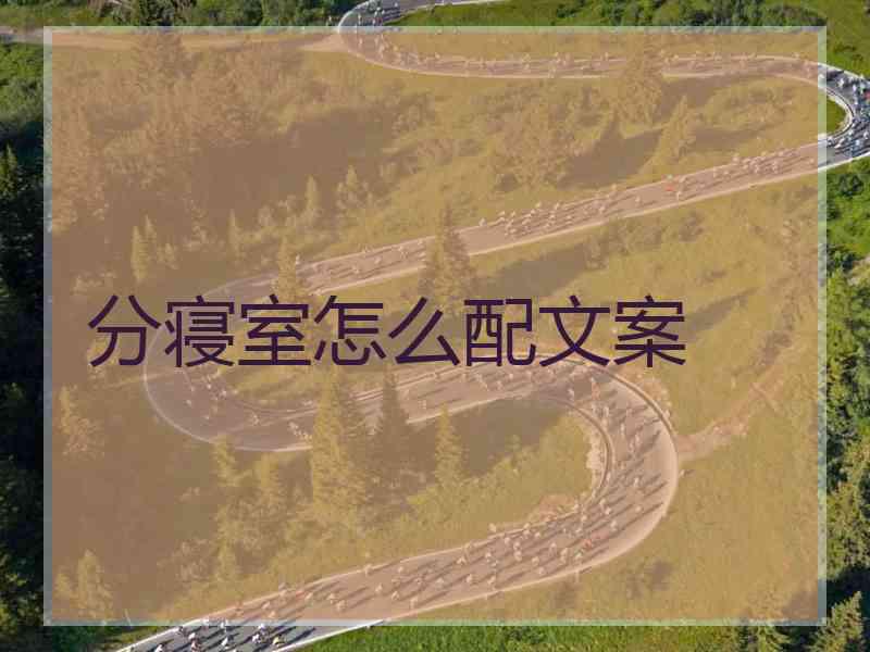 分寝室怎么配文案