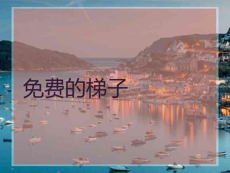免费的梯子