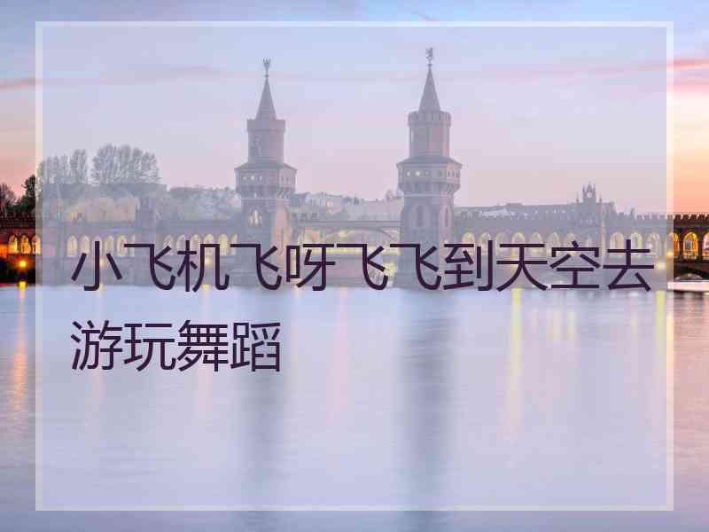 小飞机飞呀飞飞到天空去游玩舞蹈