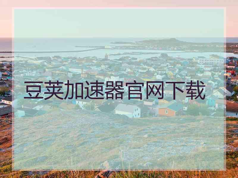 豆荚加速器官网下载