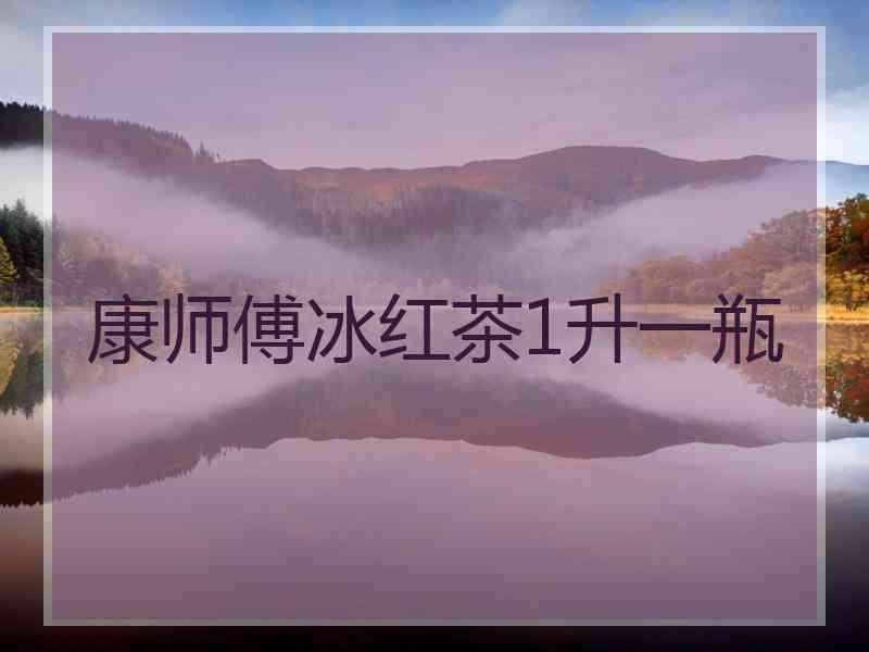 康师傅冰红茶1升一瓶