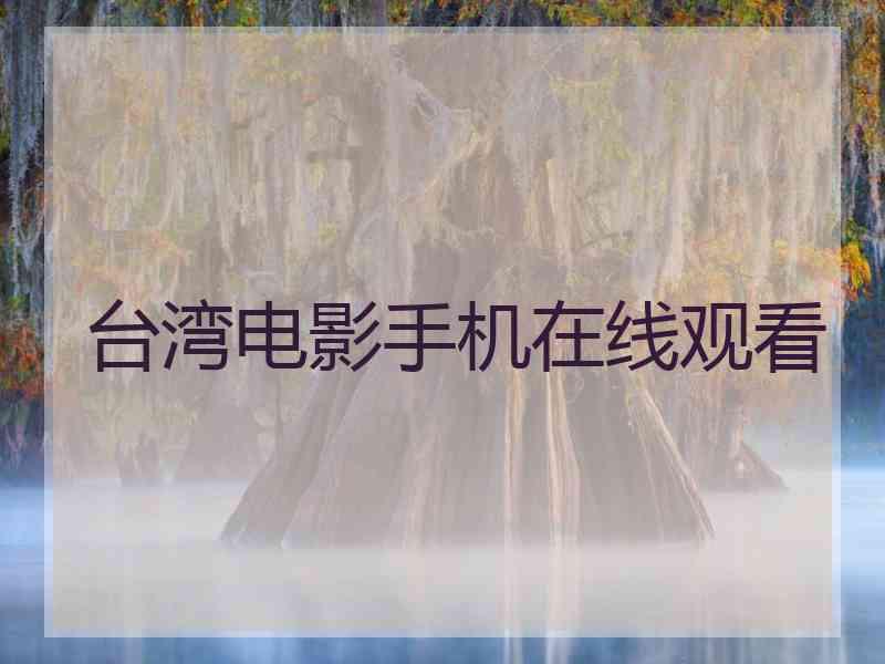 台湾电影手机在线观看