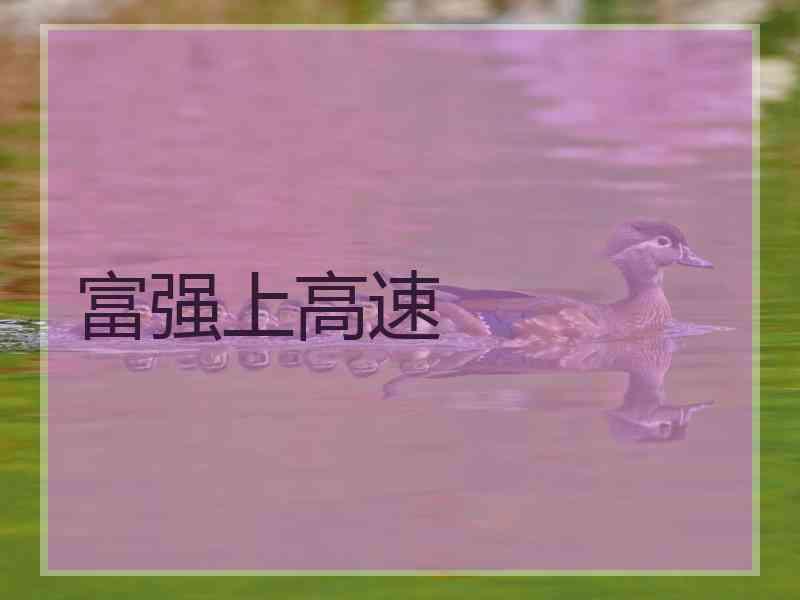富强上高速